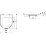 Сиденье LAUFEN KARTELL BY с механизмом мягкого закрывания, матовый серый 8.9133.1.759.000.1